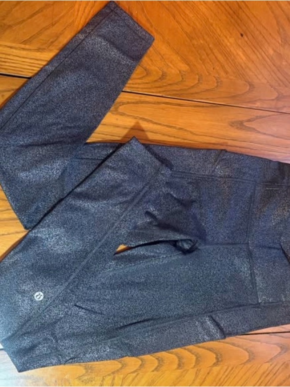lululemon athletica Sparkle Charcoal High-Rise Leggings